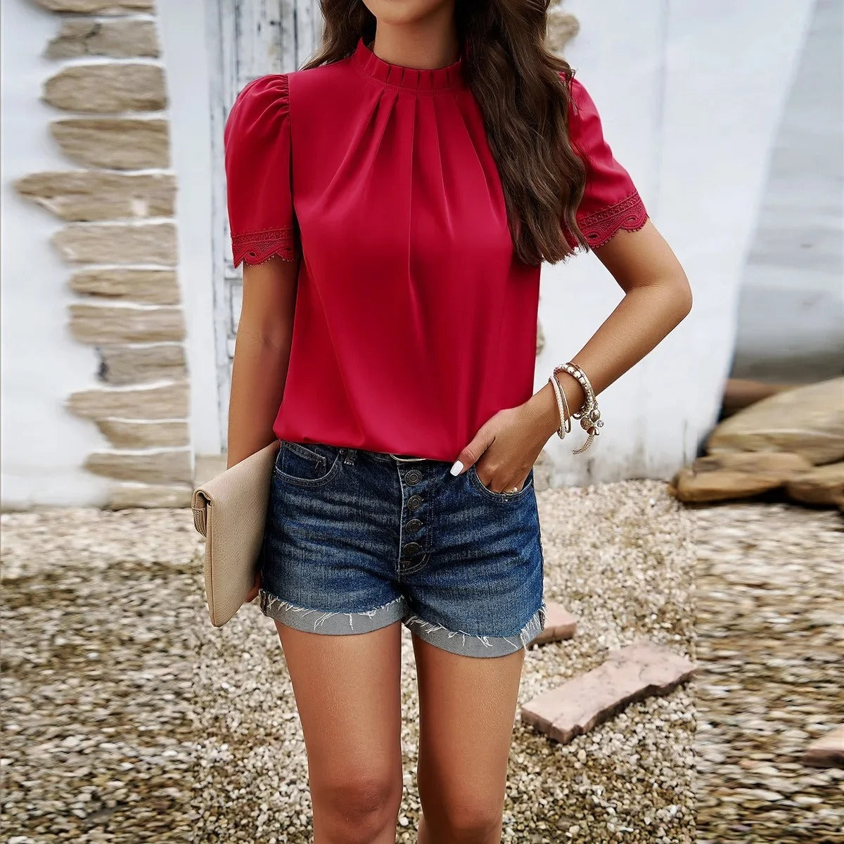 LD | Chique geplooide top