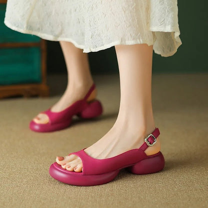 LD | Sandalen met open teen