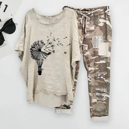 LD | Camouflagekleurige patchwork set