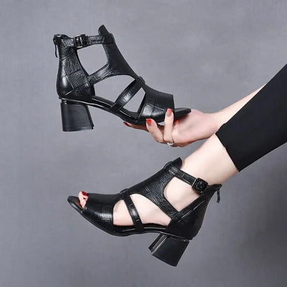 LD | Schoenen met hoge hak en verstelbare riem