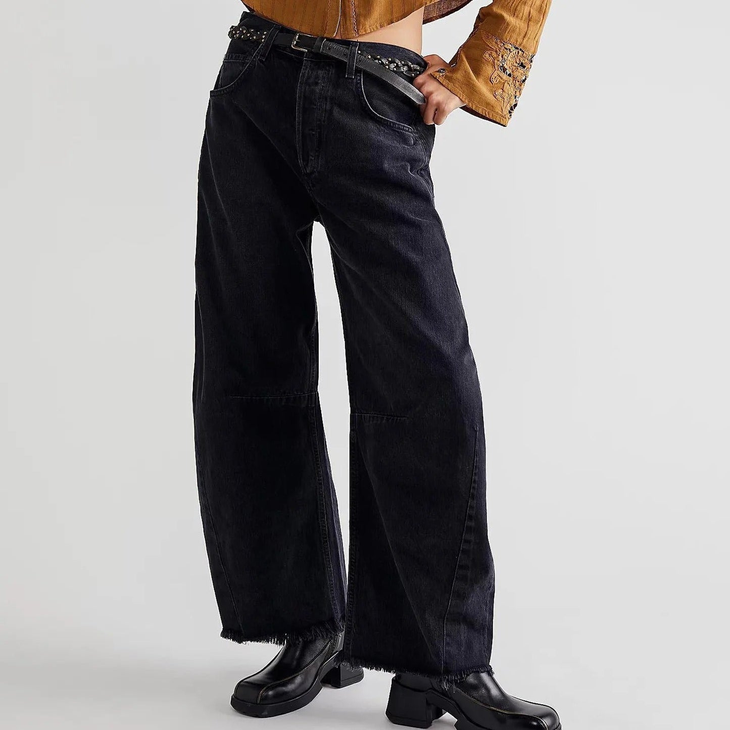 LD | Relaxed taps toelopende cargo jeans