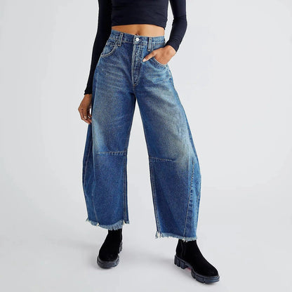LD | Relaxed taps toelopende cargo jeans