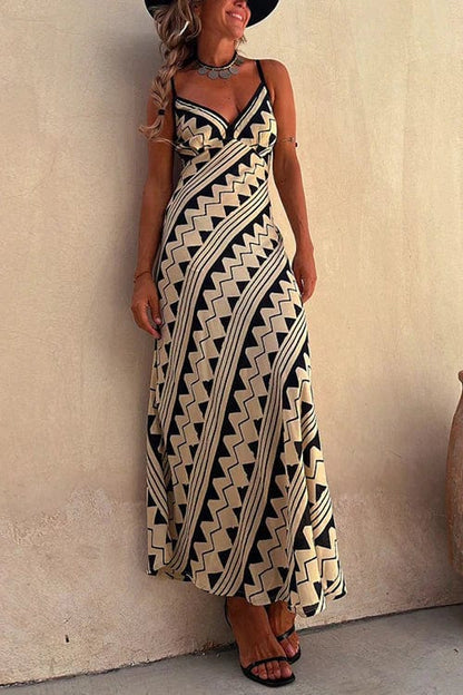 LD | Jurk met etnische print