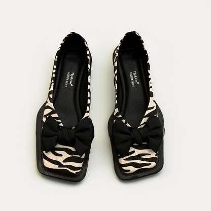 LD | Square toe platte mond loafers vrouwen loafers