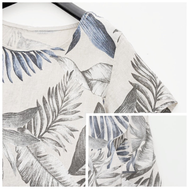 LD | Botanische midi jurk