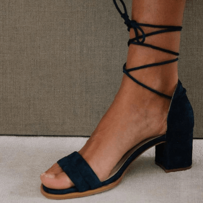 LD | sandalen met kant