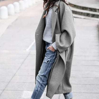 LD | Elegante jas met oversized revers